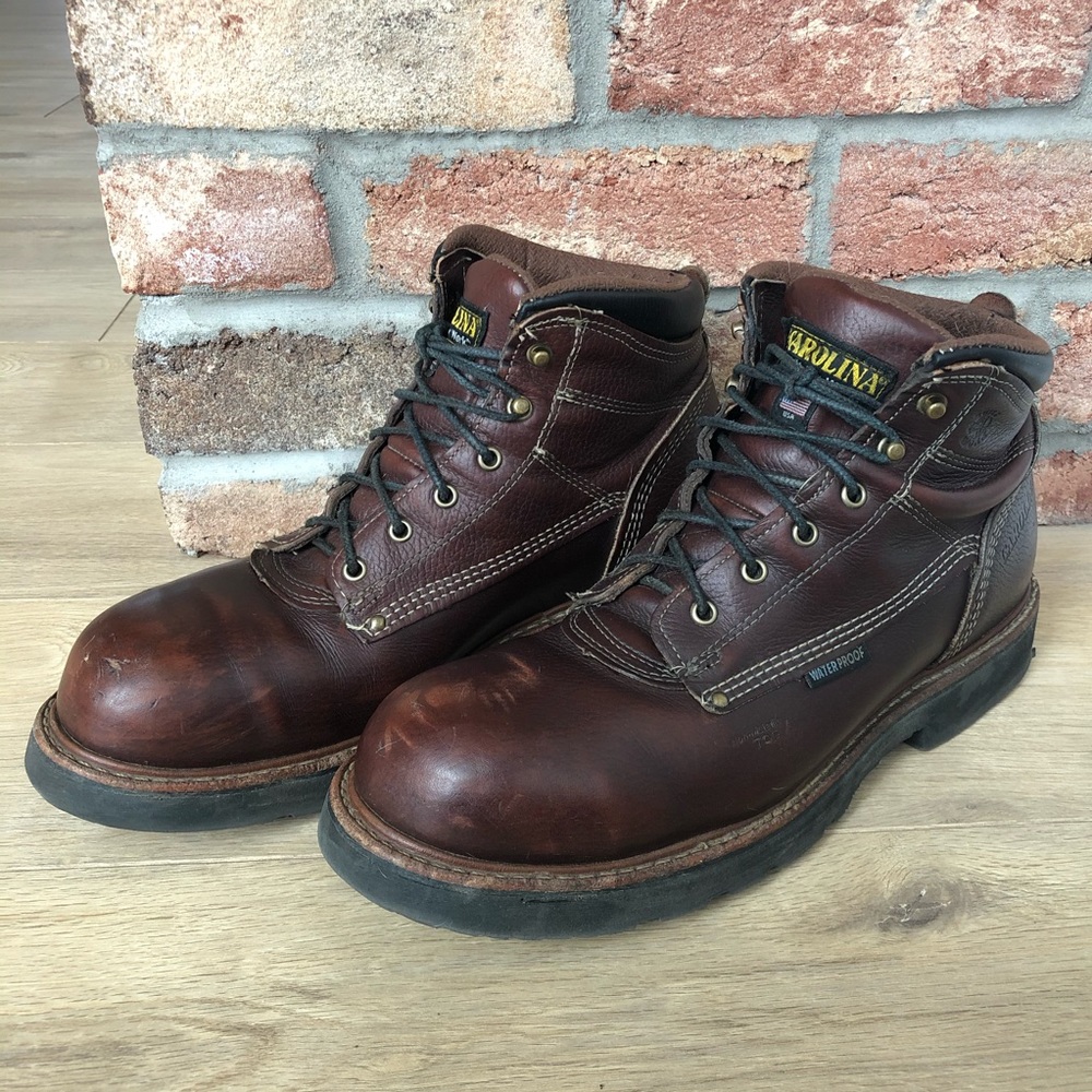 Carolina Safety-Toe Waterproof Cowboy Work Boots